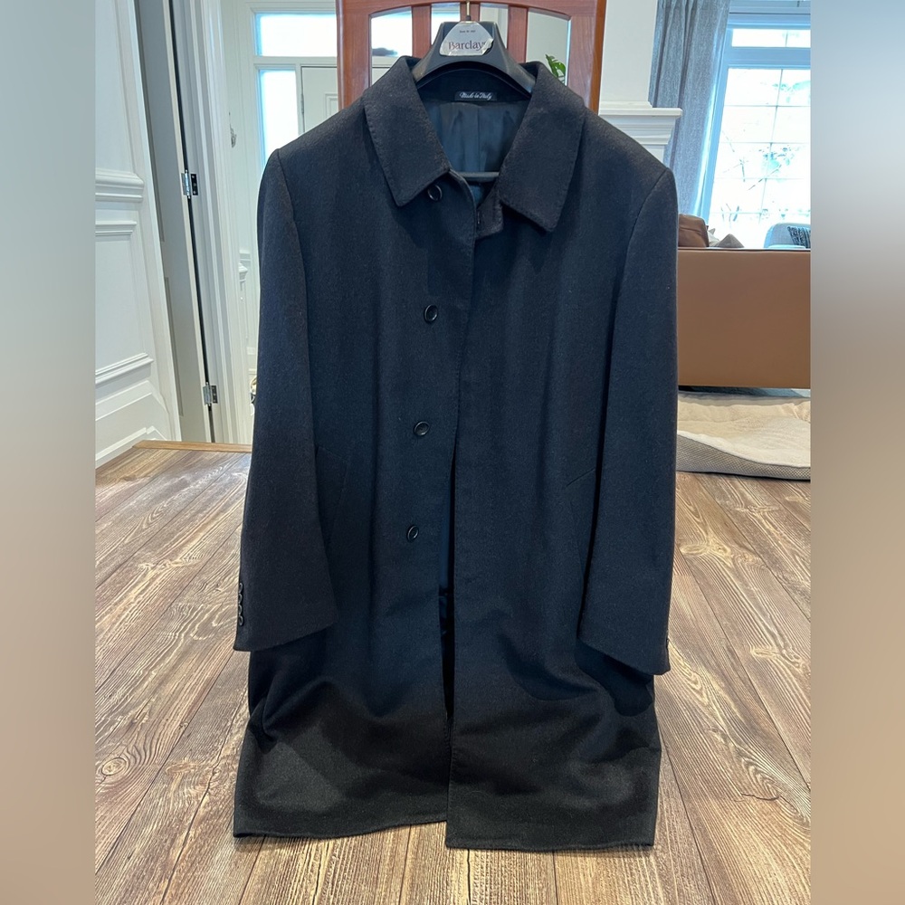 Strada Men’s Cashmere and Wool long jacket